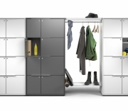 Frames, office lockers