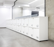 Frames, office lockers